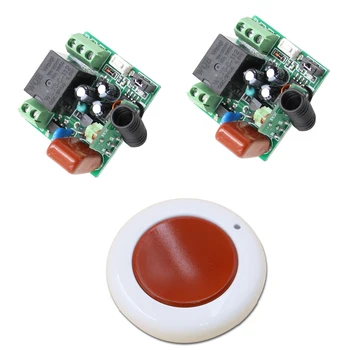 

Good Design 220V 1CH Receiver+Transmitter(Remote Control) RF Wireless Remote Control Power Switch System for Home Smart 315/433