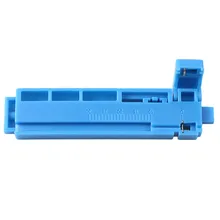 10 шт./лот FTTH волоконно-оптический инструмент, фиксированная длина рельса, оптико-волоконный скребок волокно покрытие для зачистки режущее направляющее устройство способ