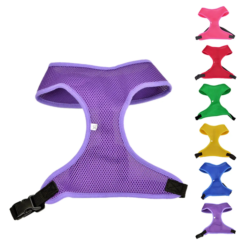 

Breathable Mesh Pet Dog Harness Strap Leads Puppy Comfort Vest Collar Belt