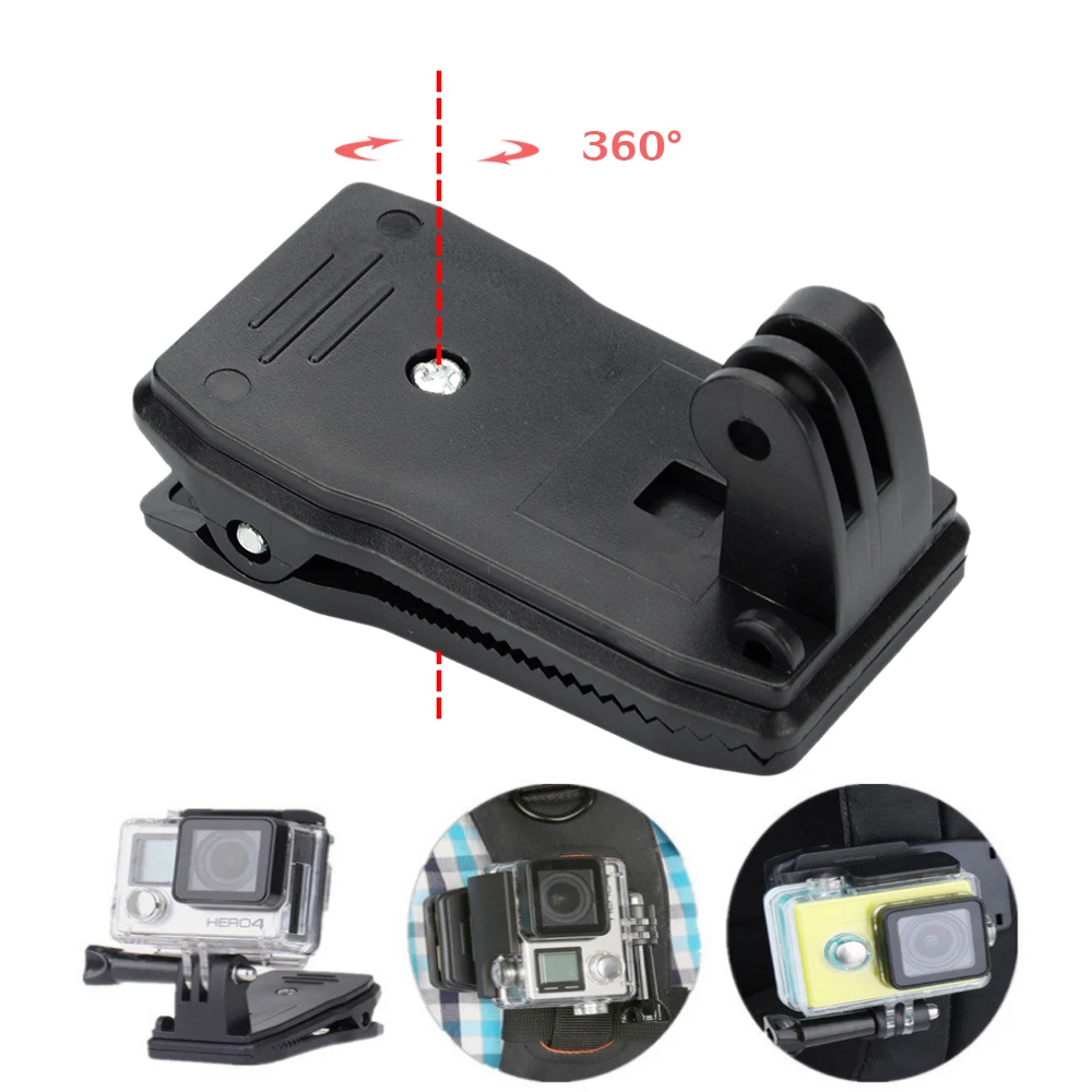 GoPro Интимные аксессуары 360 градусов Поворотный поясная Сумка зажим Крепление для
