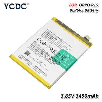 

3.85V Mobile Phone Battery Replacement Rechargeable For OPPO R15 Smart Phone 3.85V 3450mAh Lithium Battery With Flex Cable