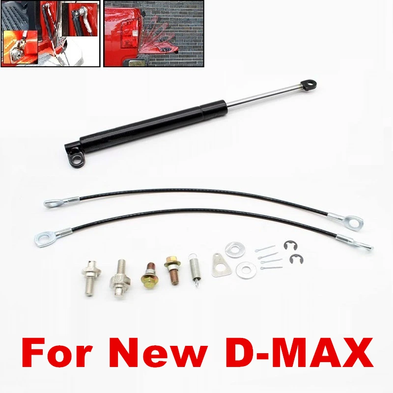 

4x4 Accessories Rear Tailgate Slow Down Stainless Steel Shock Gas Struts Damper for New D-max / Colorado 2012+