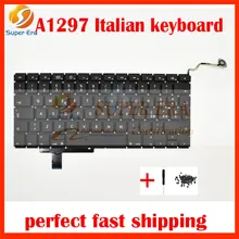 A1297 IT keyboard for macbook pro 17” A1297 Italian Italy keyboard layout without backlight 2009 2010 2011year