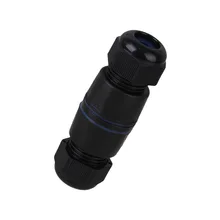 Ethernet LAN IP68 защиты M25 начинкой контргайки Пластик RJ45 неэкранированный водонепроницаемый кабельный сальник разъем для двойной кабель