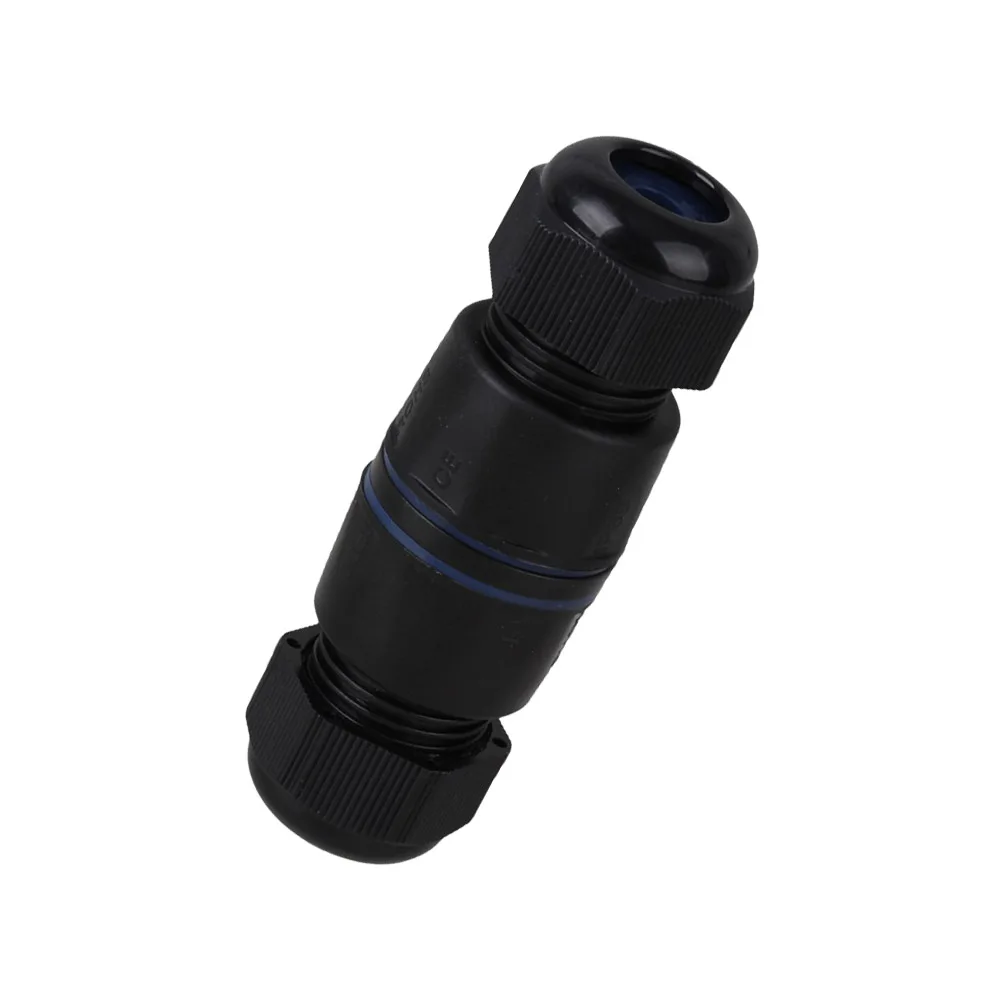 Защита Ethernet LAN IP68 M25 набивка Locknut пластик RJ45 Незащищенный водонепроницаемый