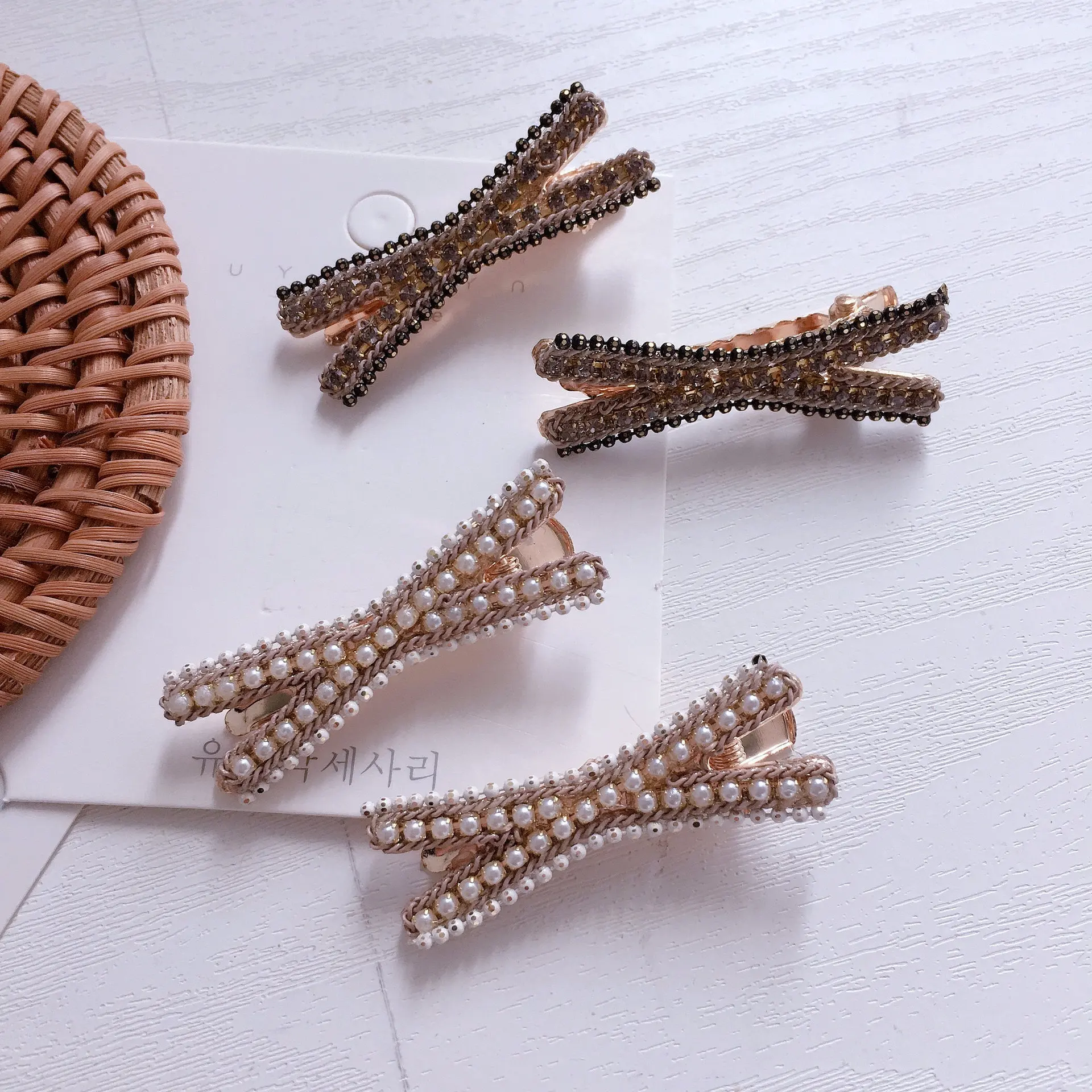 

2pcs Fashion Hairpins Hair Accessories set for Women Girls stars hair clips Elegant lady Hair Clips Barrette Headwear