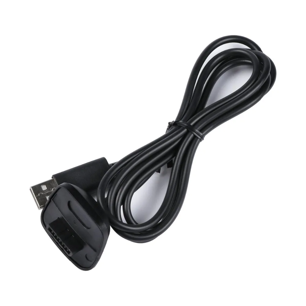 Черный USB зарядный кабель Сменное зарядное устройство для Xbox 360 беспроводной игровой контроллер