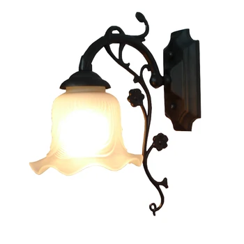 

A1 European style goodlook wall lamp mirror bedside iron lamp simple Mediterranean pastoral lighting special offer FG370