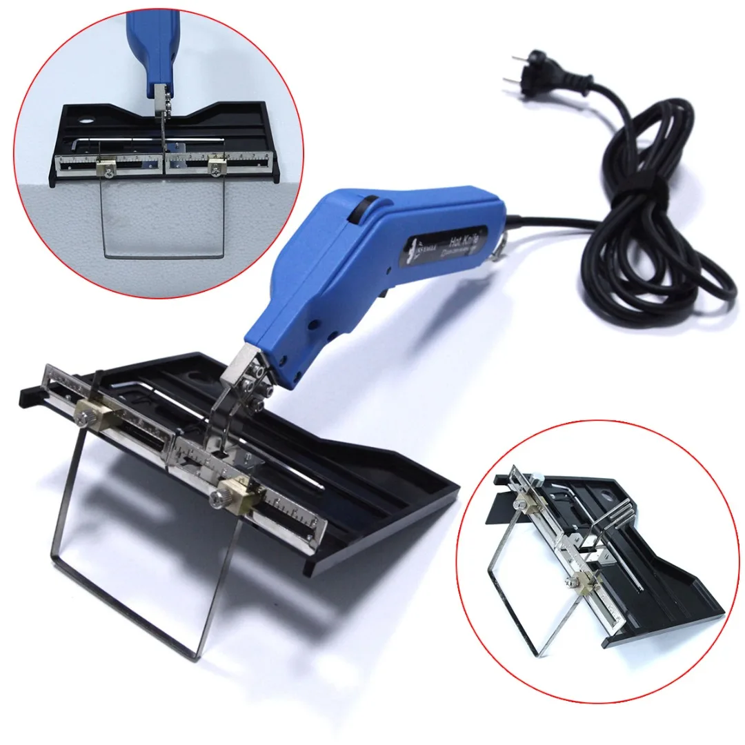 

1pc Foam Cutter Head Groove Heavy Duty Electric Hot Tool Stainless Steel Heat Wire Grooving Cutting Tool Hand Tool