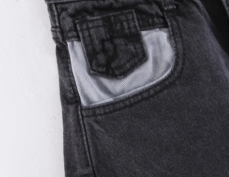 2 цвета Высокая уличная Высокая талия закатать манжеты короткие джинсовые шорты контрастные цвета карманы джинсовые брюки летние короткие