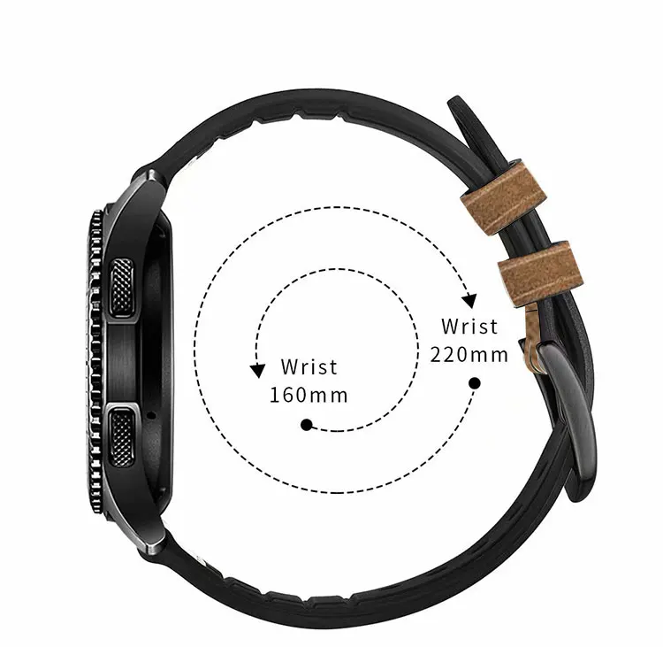      horlogeband       FOR SAMSUNG GEAR S3 22MM WATCH BADN  (11)