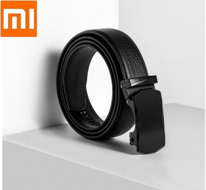 

Xiaomi VLLICON automatic buckle belt First layer cowhide high quality fashion for male strap cow skin Casual Business Belt