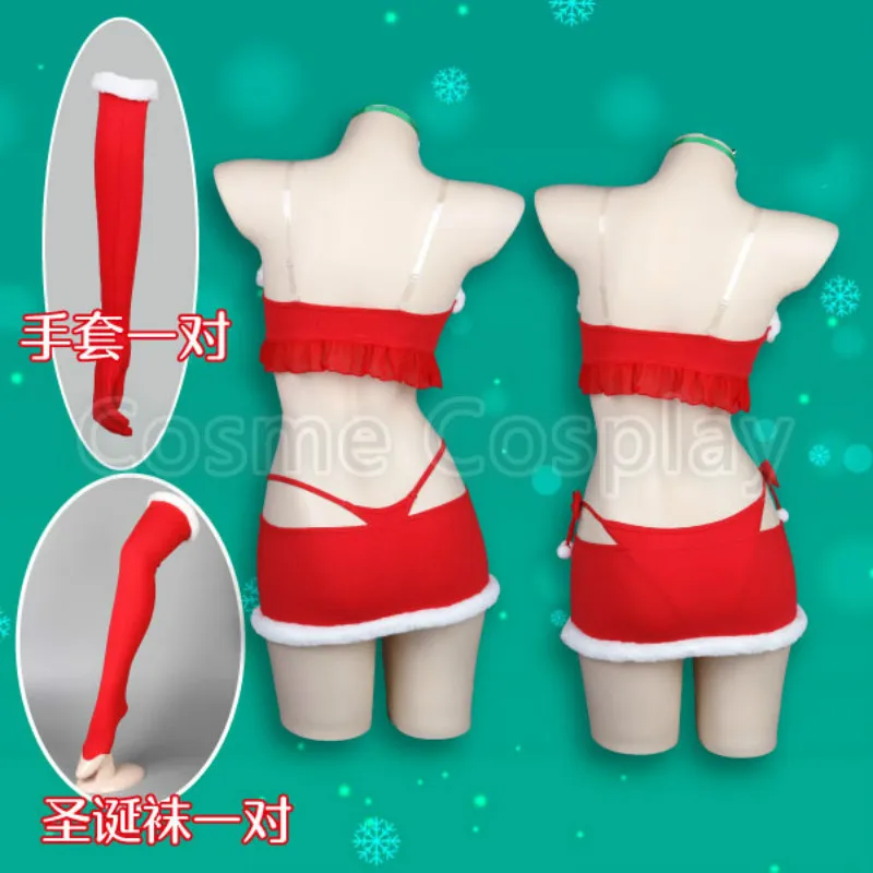 Ежедневно аниме косплэй костюм Купальники для малышек купальник Sukumizu Рождественский подарок костюмы на год RedClothing комплект кож