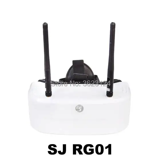 SJ RG01 5,8G 48CH двойные дисплеи разнесенное Видео FPV очки с аккумулятором 3,7 V 1500mAh DVR для радиоуправляемого гоночного дрона Запчасти для нескольких роторов
