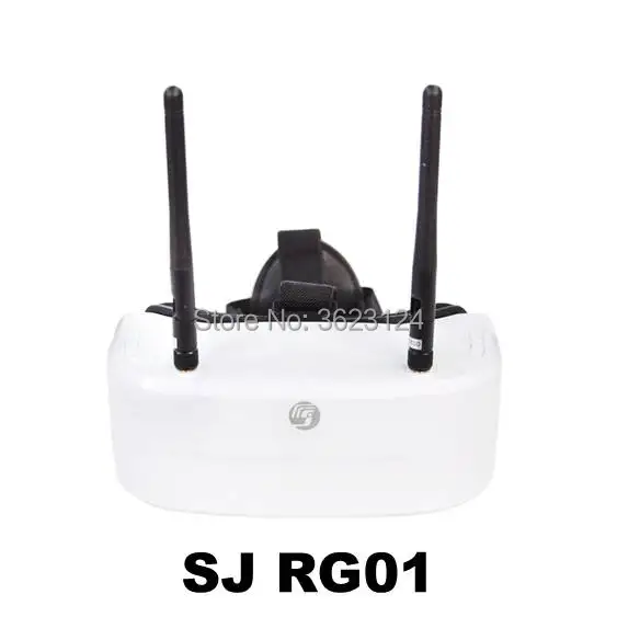 

SJ RG01 5.8G 48CH Dual-Displays Diversity Video FPV Goggles w/ 3.7V 1500mAh Battery DVR For RC Racing Drone Multi Rotor Parts