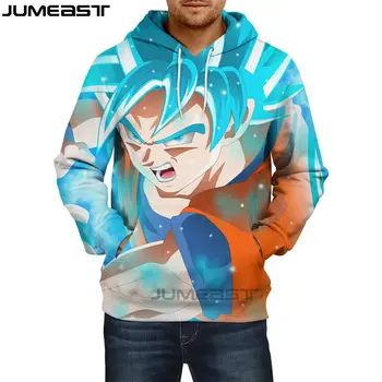 

Jumeast Men/Women Cartoon Dragon Ball 3D Printed Cosplay Streetwear Polyester Wukong Hoodies Summer Hip Hop Anime Sweatshirts