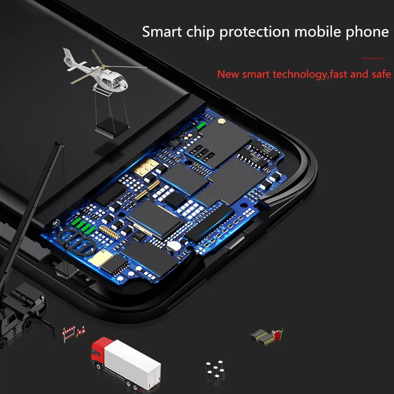 Чехол для мобильного телефона 6000 мАч с аудиовыходом iPhone XS Max портативный чехол