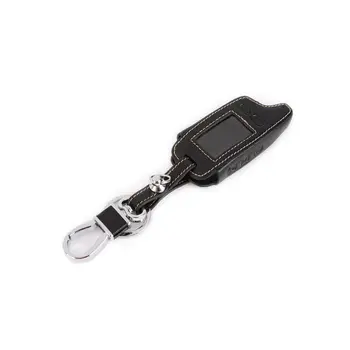 

5 Buttons Remote Leather Key Cover Case For Tomahawk TW9010 Two Way Alarm System LCD Controller Keychain New