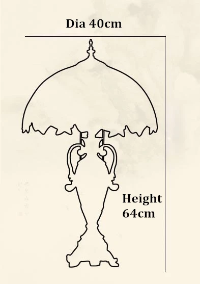 FUMAT Европейский стиль пасторальные настольные лампы винтажное креативное искусство витражные светильники стойки Тиффани Цветочные абажур настольные светильники