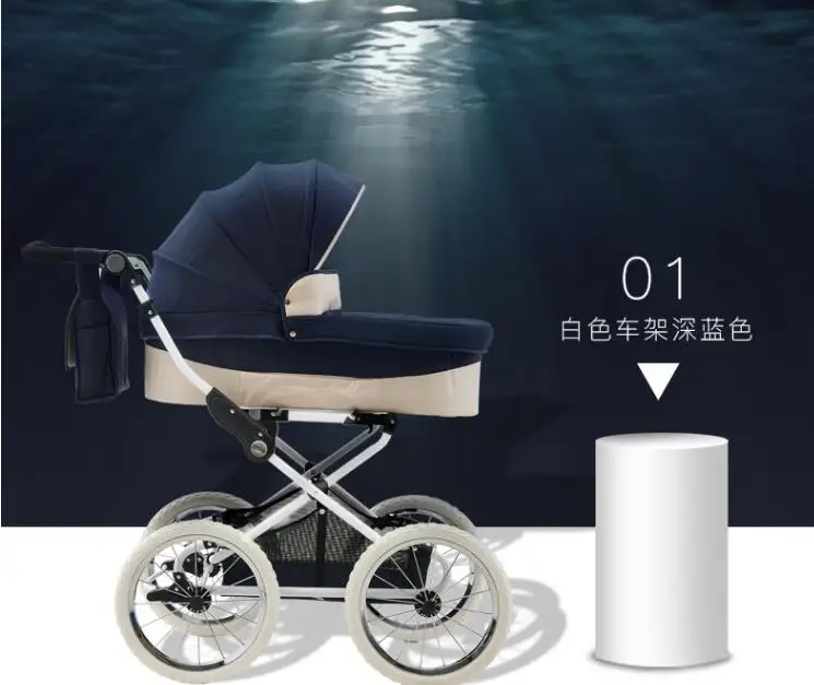 Coolbaby high-View детская коляска Европейская королевская многофункциональная двухходовая коляска настоящая
