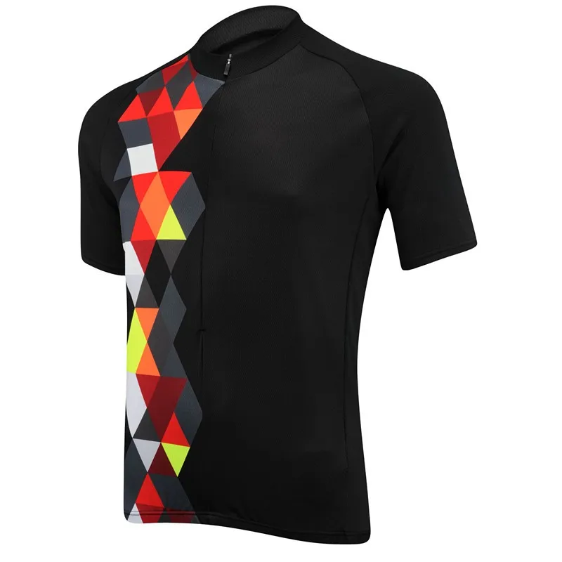 

2016 New Design Full Zipper Roupas de Ciclismo Bicicleta Summer Tight Black Polyester Cycling Jersey/Bike Bicycle Clothing