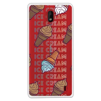 

Stand case costume drawing Icecream WP013 for Nokia 1 Plus