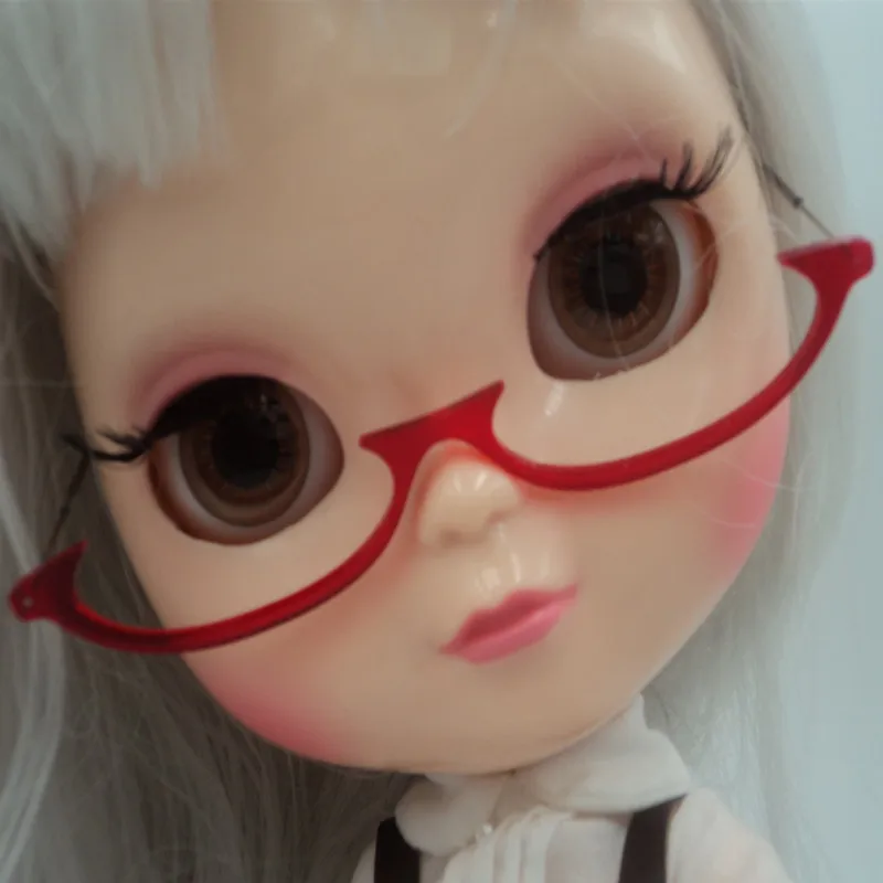 

Blyth accessories red glass moon shape cute