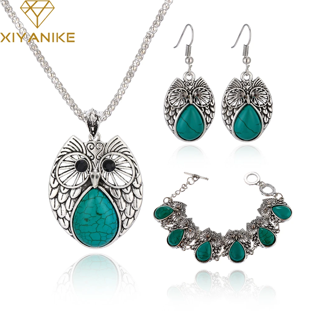Женский винтажный комплект украшений Conjunto De Joyas набор из акрила с изображением