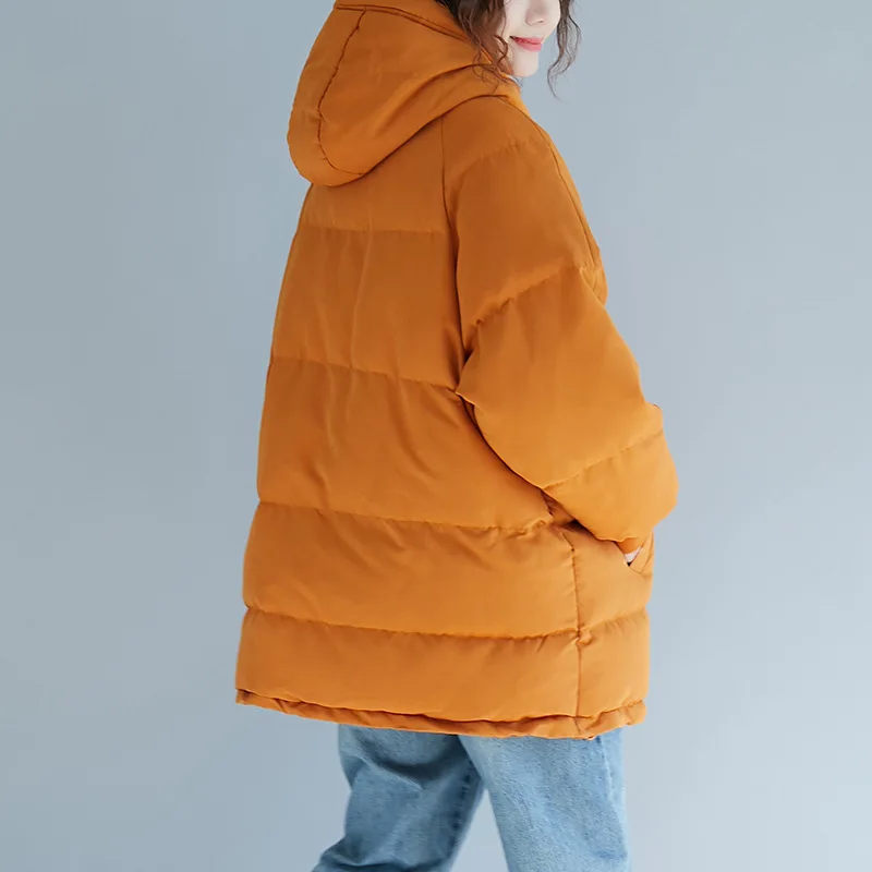 Winter Coat Women Parka Plus Size 4XL 5XL 6XL Casual Loose Warm Hooded Thick Parkas Outerwear NQYL52