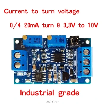 

Current To Voltage Module 0/4-20mA To 0-3.3V 5V 10V Voltage Transmitter S927