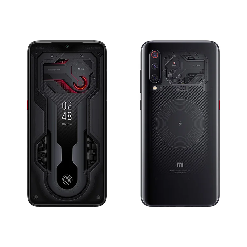 Xiaomi mi 9 mi 9, прозрачный, 12 Гб ОЗУ, 256 Гб ПЗУ, смартфон mi 9, Восьмиядерный процессор Snapdragon 855, камера 6,39 дюйма, 48 МП, дисплей, отпечаток пальца