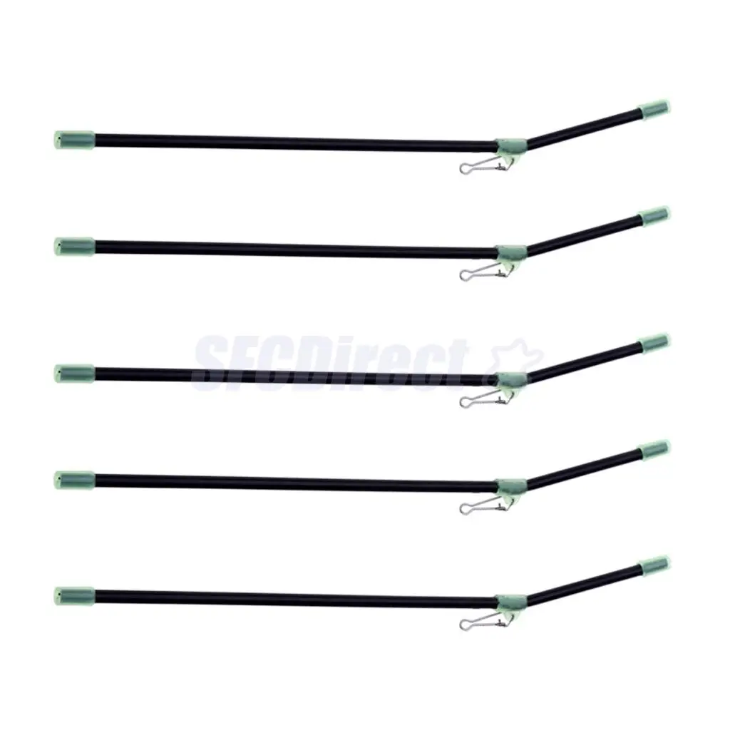 5Pcs Anti   Booms with Strong Snap, Luminous Fishing Rig Bent Booms - Sea Fishing, Coarse Fishing