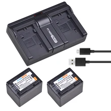 2 х 3000 mAh BP-727 BP727 BP 727 литий-ионная Батарея и быстрая Зарядное устройство для Canon bp-709, BP-718, BP-727, CG-700, VIXIA HF M50, M51, M52, M560