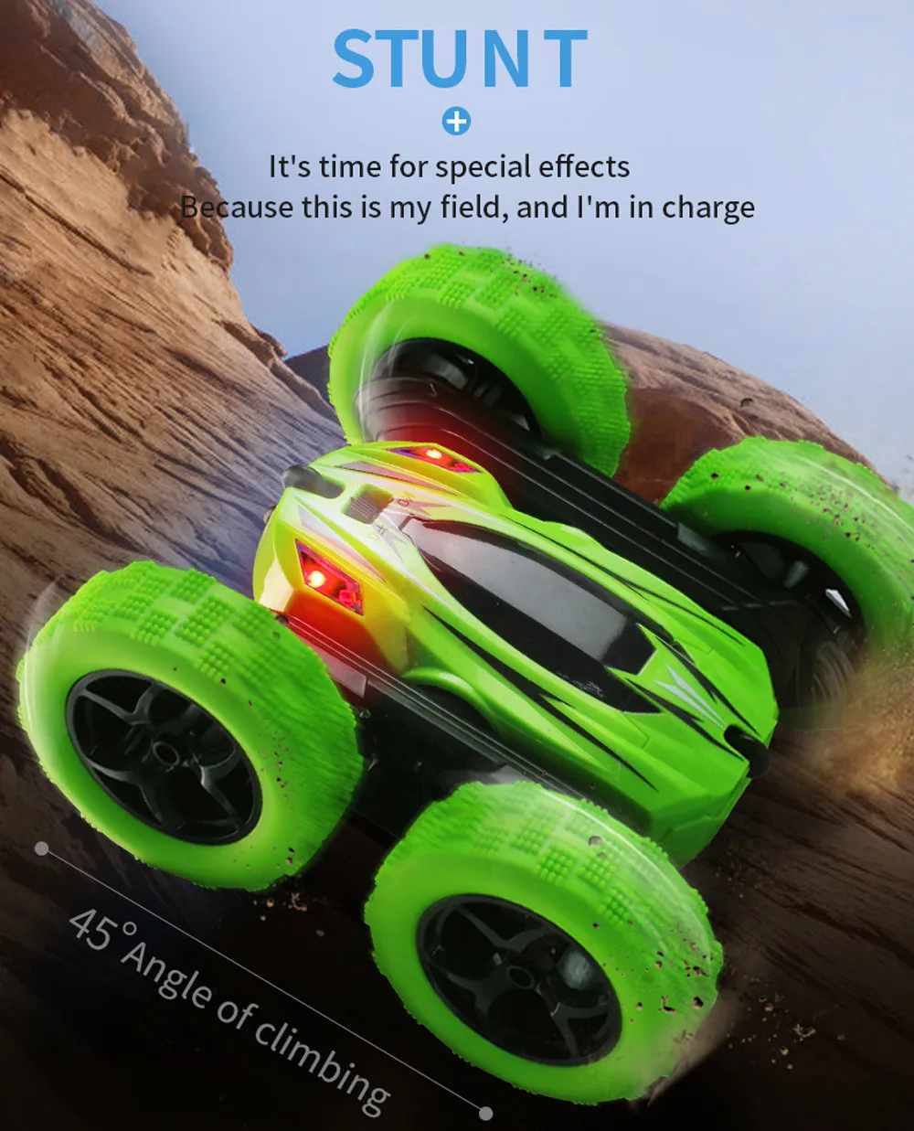 CHAMSGEND детская модель 360 Вращающаяся трюковая машина RC 4WD высокоскоростной пульт дистанционного управления внедорожная Игрушечная модель автомобиля мини Игрушечная машина