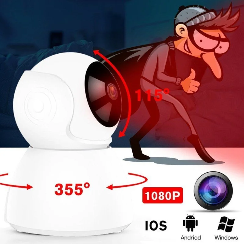 HD 720 P 1080 P домашняя ip-камера безопасности двухсторонняя аудио Беспроводная мини-камера 1MP ночного видения Wi-Fi камера видеонаблюдения детский монитор