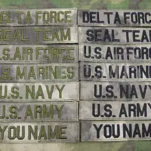 A-TACS AU пользовательские имя ленты грудь ленты услуги ленты мораль тактических военных патч вышивки значки