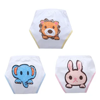 

5pcs/lot Diapers baby diaper children's underwear reusable nappies training pants panties for toilet training child b-qdkbl017-5