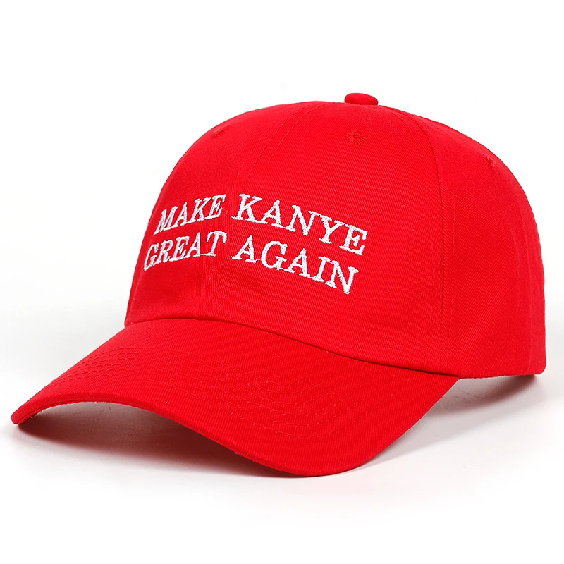 Juses is king Make Kanye Great Again dad Hat  2