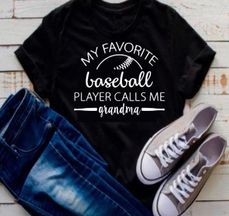 baseball grandma shirt