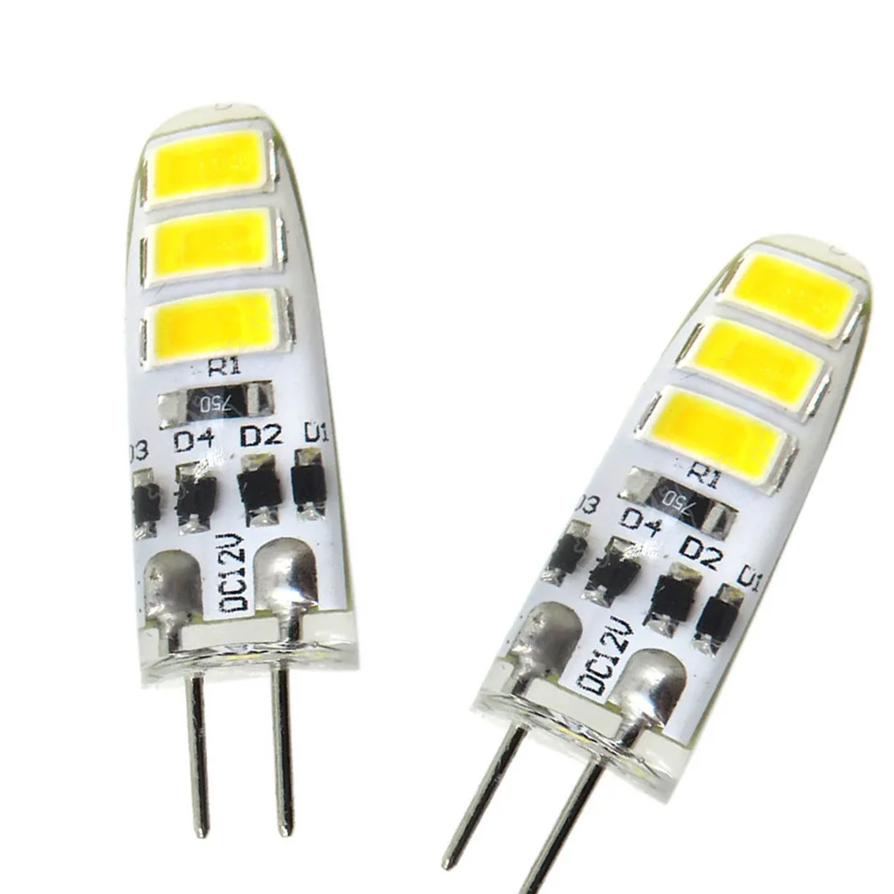 10PCS/1LOT G4 5730 SMD 6 LED Capsule Led Bulb 3W Replace Halogen Light