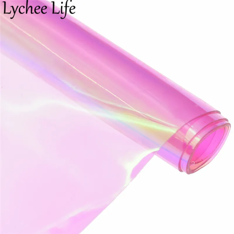 Lychee Life DIY Прозрачная ПВХ ткань красочные 21x29 см ткань ручной работы современная домашняя одежда текстильные принадлежности для шитья товары