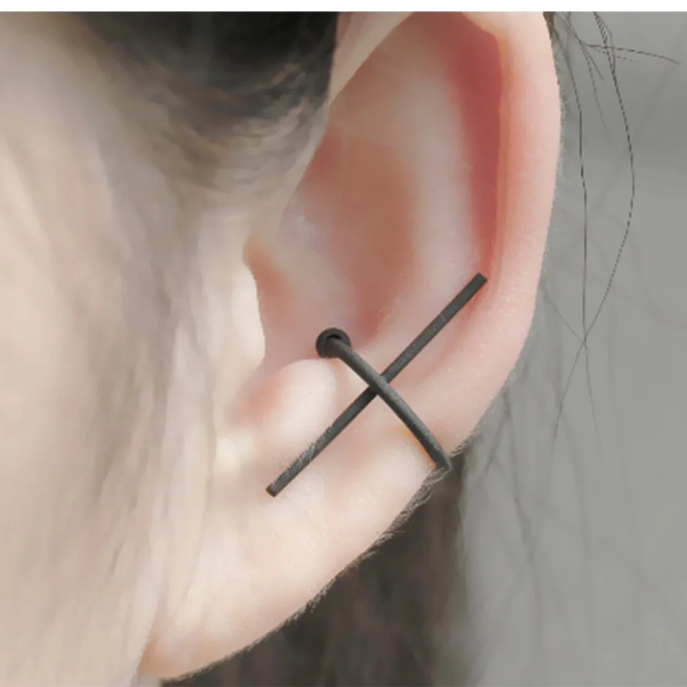 

LUKENI Brincos Cuff Earrings Climber Crawler Bar Pins Sweep Long Clip On Ear Oorbellen Ears Cuff For Girls Valentine's Day Gifts
