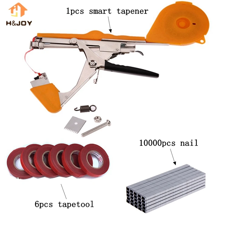 ذكية آلة تجليد فرع نبات tapener ناحية ربط tapetool tapener + أشرطة زهرة الحدائق النباتية حديقة أدوات 1 مجموعة ذكية آلة تجليد فرع نبات tapener ناحية ربط tapetool tapener + أشرطة زهرة الحدائق النباتية حديقة أدوات 1 مجموعة