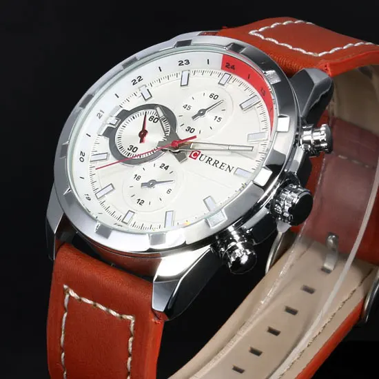 Curren Кварцевые часы Для мужчин Часы лучший бренд класса люкс известный наручные часы мужской часы наручные часы световой часы Relogio Masculino