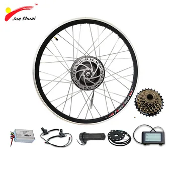 

E BIKE Conversion Kit 36V 500W with Brushless Hub Motor Set For Electric Bike Conversion Kit with 500W Engine Rear Wheel Motor