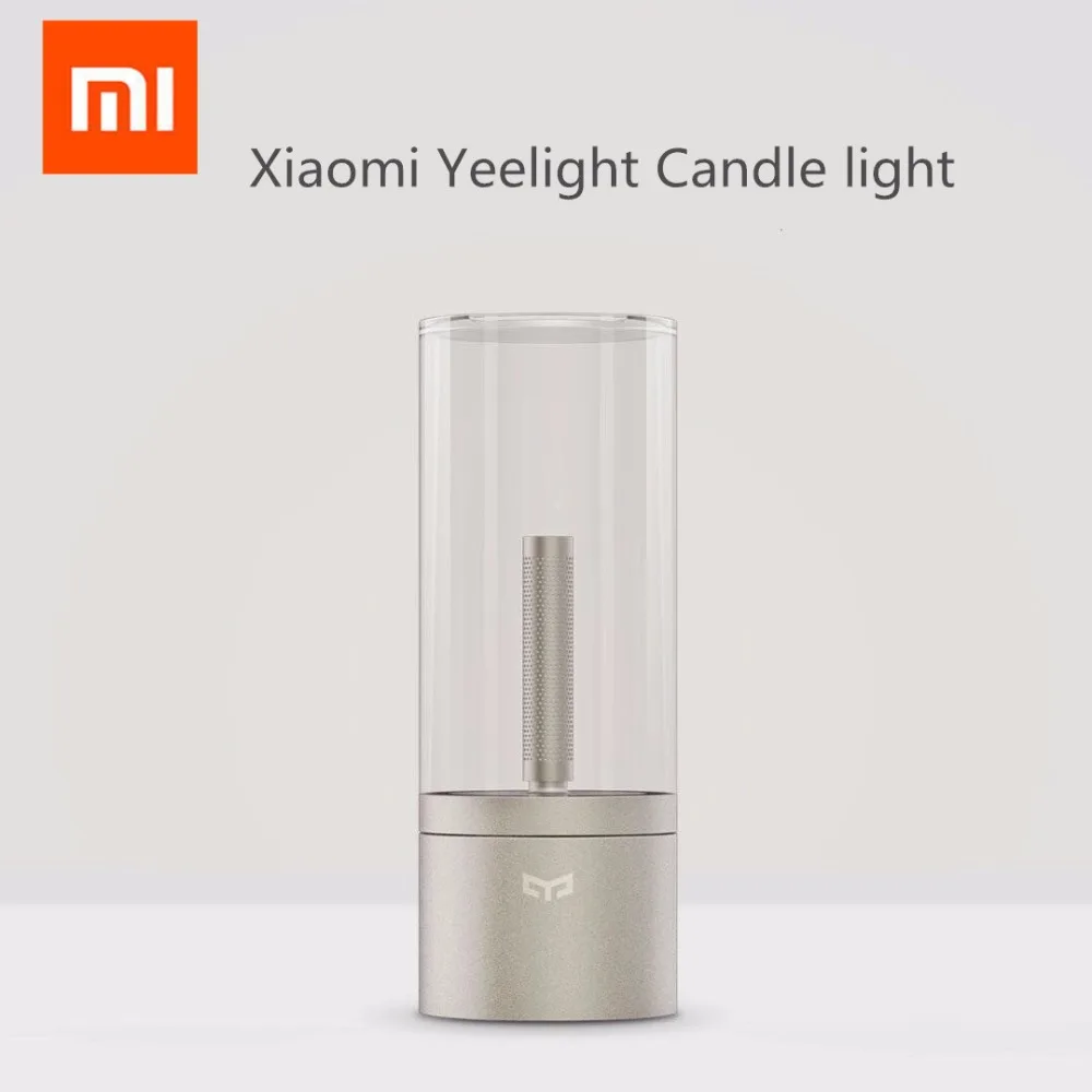 Xiaomi Mi jia Yee светильник Ambiance лампа винтажный умный Candela светодиодный светильник с регулируемой яркостью прикроватный ночной Светильник для Xiaomi Mi приложение для дома