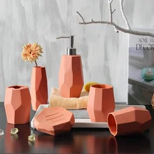 Свадебный подарочный набор для душа подружки свадебный набор для ванной комнаты из пяти предметов домашний подарок принадлежности для ванной Подарочная коробка Упаковка LO728443