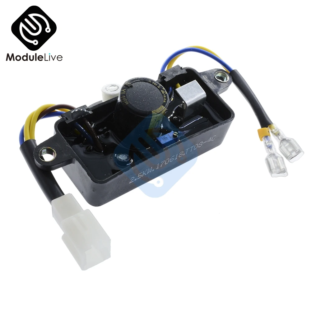 

Voltage Regulator Rectifier Single Phase AVR For 2KW 3KW Gasoline Generator Electronic Start Volt Regulate