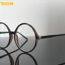 Большие винтажные круглые 58 мм Черепаховые оправы для очков Rx able очки с полной оправой
