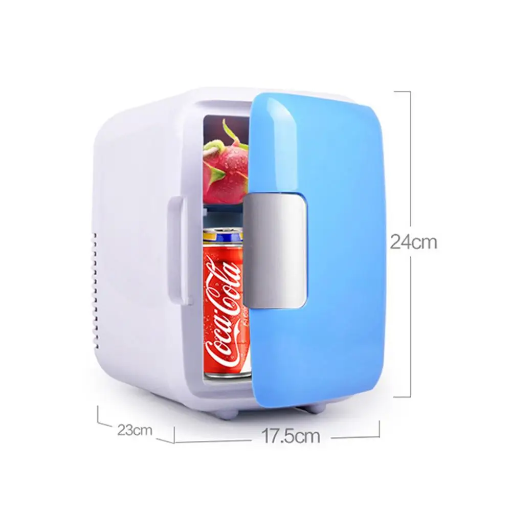Двойное использование 4L домашнего использования автомобиля холодильники мини-Холодильники Морозильник охлаждение, отопление коробка холодильник для косметики макияж холодильники